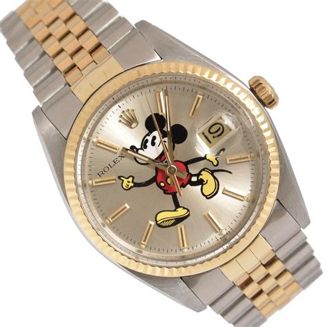 rolex mickey mouse dial